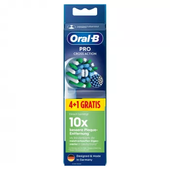 Vahetusharjapead BRAUN Oral‑B Pro CrossAction — pakendis 5 ühilduvat pead