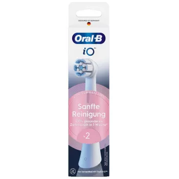 Elektrilise hambaharja vahetuspead Oral-B iO Gentle Cleaning valge, 2 tk pakendis