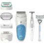 Braun Silk-épil 5 810 +Gillette Venus Trimmer 28 pintsetti Sinine, Valge