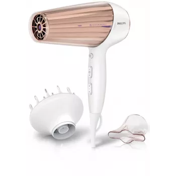 Föön Philips MoistureProtect Sensor HP8280/00 — 2300 W, alalisvoolumootor, 6 kiirust, ioonfunktsioon, jahutusõhk, lilla/valge