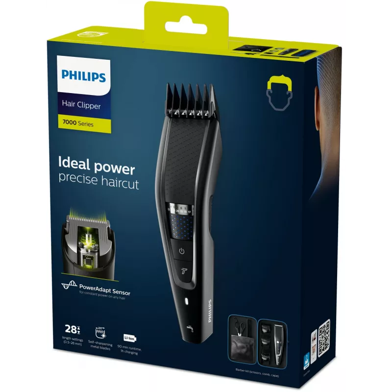 Philips 7000 seeria juukselõikuri seeria 7000 HC7650/15 pestav juukselõikur