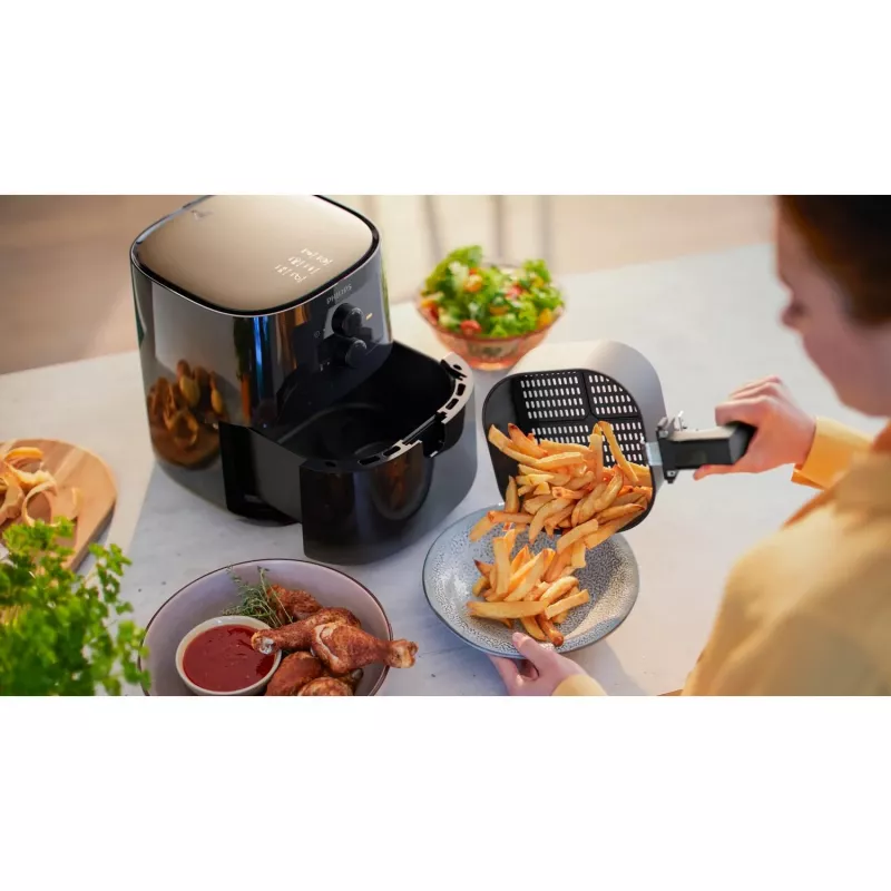 Philips 3000 seeria HD9200/90 Airfryer L, kuumaõhufritüür, 4,1 L, 0,8 kg, Rapid Air, 80 °C, 200 °C