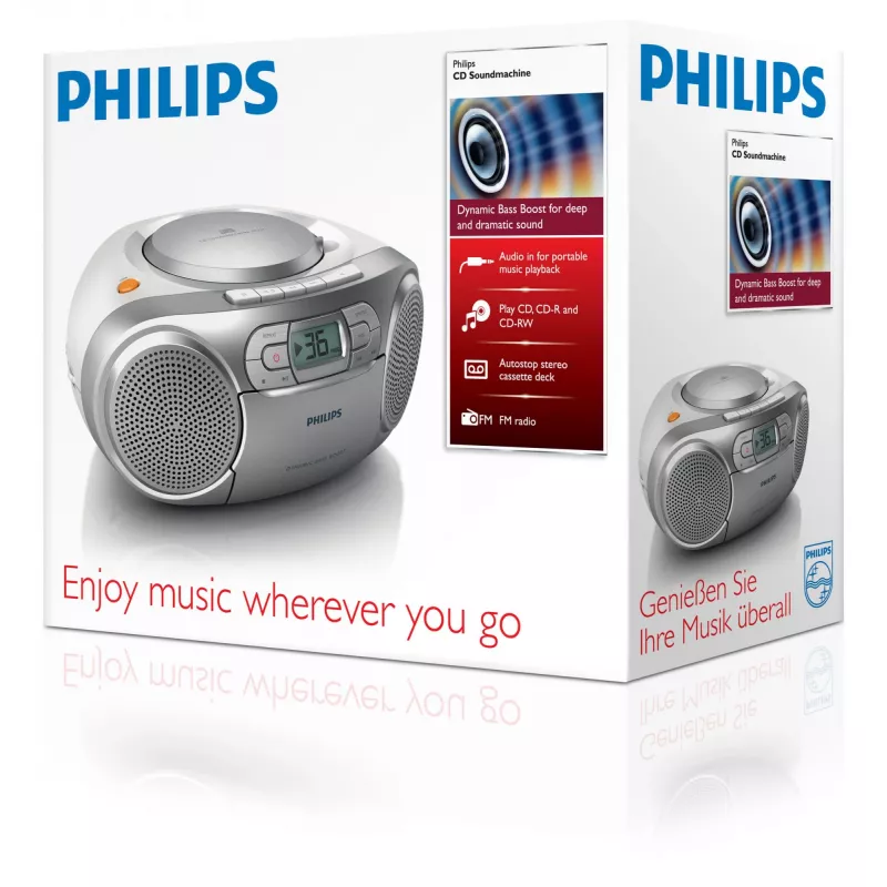Kaasaskantav CD-mängija Philips AZ127/12