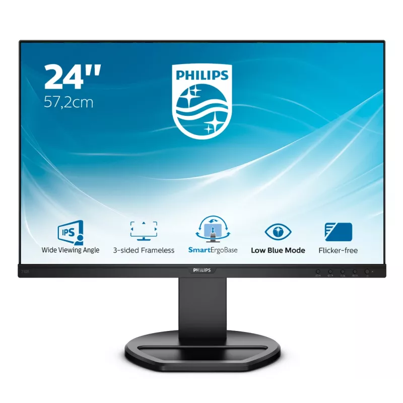 Philips 230B8QJEB/00 arvutimonitor 57,1 cm (22,5 tolli) 1920 x 1200 pikslit WUXGA LED Must