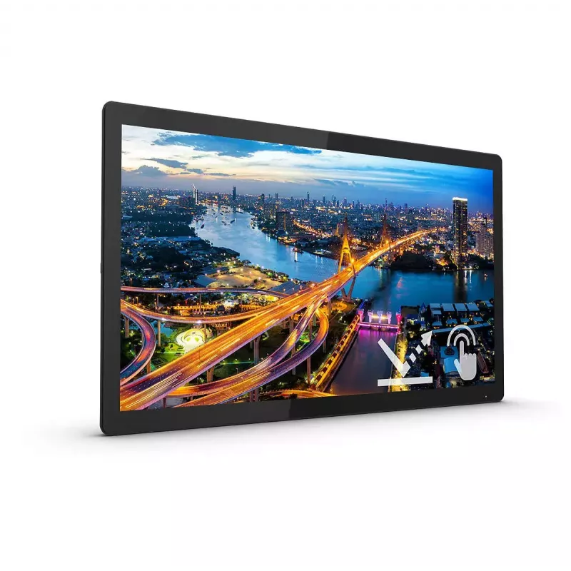 Philips B Line 222B1TFL/00 arvutikuvar 54,6 cm (21,5 tolli) 1920 x 1080 pikslit Full HD LED puuteekraan Must