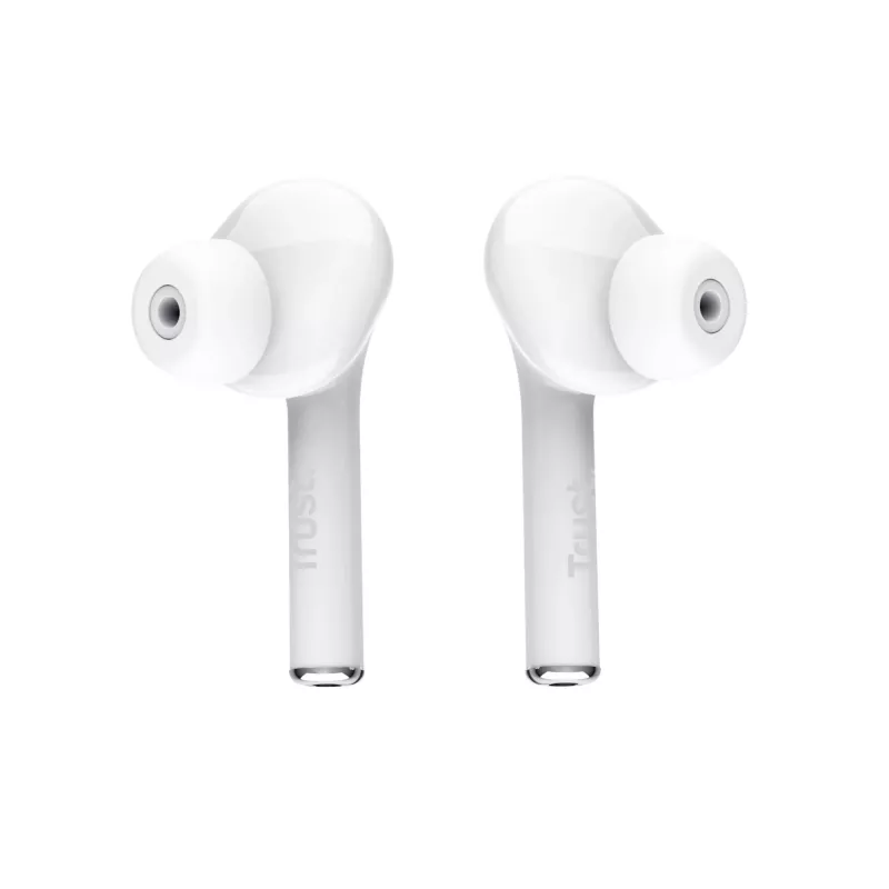 Trust Nika Peakomplekt Tõeline Juhtmevaba Stereo (TWS) Kõrvasisene Kõned/Muusika Bluetooth Valge