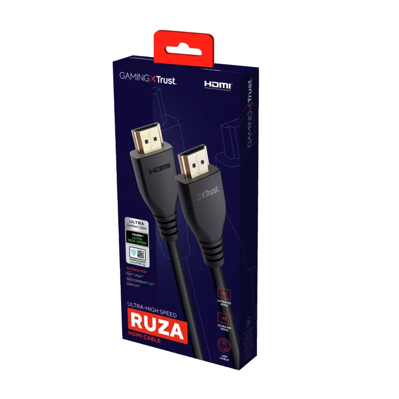 Trust GXT 731 Ruza HDMI-kaabel 1,8 m HDMI tüüp A (standard)