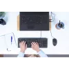 Trust Primo klaviatuur universaalne USB AZERTY Belgia must