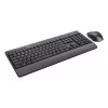 Trust TKM-450 mugav juhtmevaba klaviatuuri ja hiire komplekt, täissuuruses (100%), juhtmevaba, RF-juhtmevaba, QWERTY, must, hiir kaasas