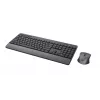 Trust TKM-450 mugav juhtmevaba klaviatuuri ja hiire komplekt, täissuuruses (100%), juhtmevaba, RF-juhtmevaba, QWERTY, must, hiir kaasas