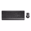 Trust Trezo klaviatuur koos hiirega kontor RF juhtmevaba AZERTY Belgia must