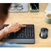 Trust Trezo klaviatuur koos hiirega kontor RF juhtmevaba AZERTY Belgia must