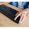 Trust Trezo klaviatuur koos hiirega kontor RF juhtmevaba AZERTY Belgia must