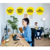 Trust Trezo klaviatuur koos hiirega kontor RF juhtmevaba AZERTY Belgia must