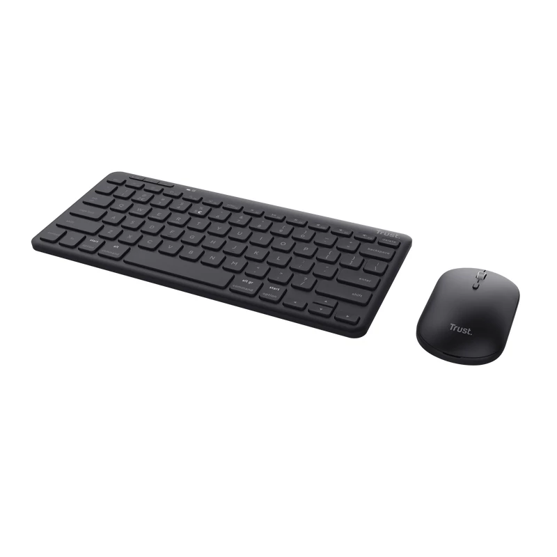 Trust Lyra klaviatuur hiirega Office RF Wireless + Bluetooth AZERTY Belgia must
