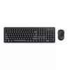 Trust Ody II klaviatuur koos hiirega kontor RF-juhtmevaba AZERTY Belgia must
