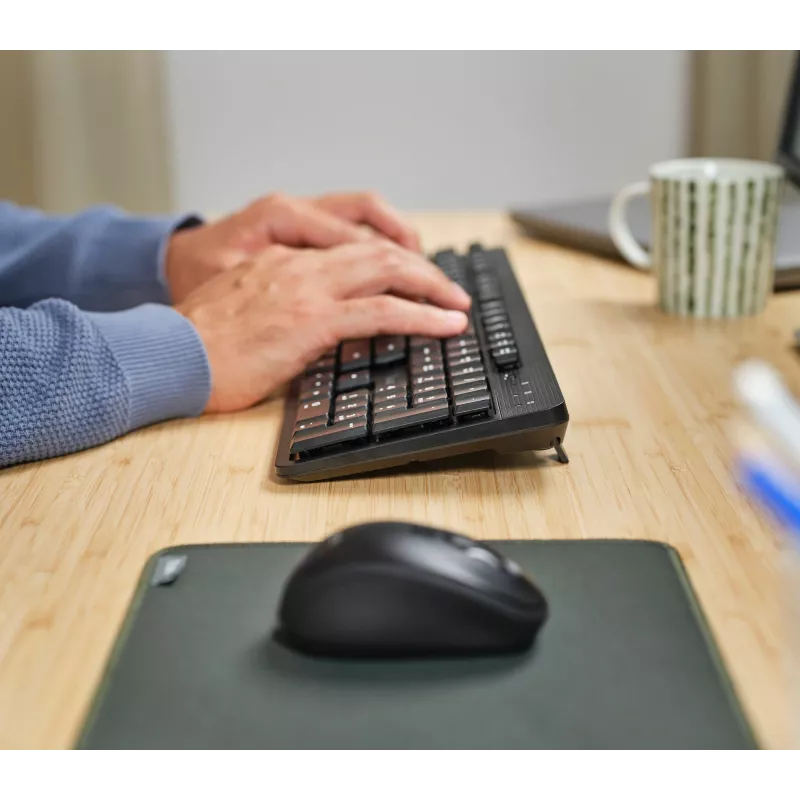 Trust Ody II klaviatuur koos hiirega kontor RF-juhtmevaba AZERTY Belgia must