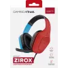 Trust GXT 416S Zirox Peakomplekt Juhtmega Peavõru Mängimine Must, tsüaan, Punane