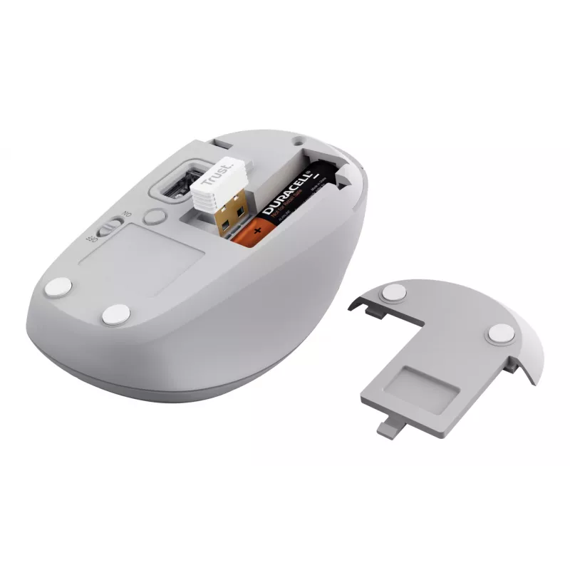 Trust Yvi+ hiir Universaalne Mõlemakäeline RF-juhtmevaba + Bluetooth Optiline 1600 DPI
