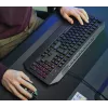 Trust GXT 836 Evocx klaviatuur Mängimine USB AZERTY Belgia Must