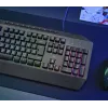 Trust GXT 836 Evocx klaviatuur Mängimine USB AZERTY Belgia Must