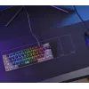 Trust GXT 867 Acira klaviatuur Mängimine USB AZERTY Belgia Must, Hall