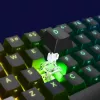 Trust GXT 867 Acira klaviatuur Mängimine USB AZERTY Belgia Must, Hall