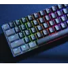 Trust GXT 867 Acira klaviatuur Mängimine USB AZERTY Belgia Must, Hall