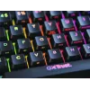 Trust GXT 867 Acira klaviatuur Mängimine USB AZERTY Belgia Must, Hall