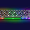 Trust GXT 867 Acira klaviatuur Mängimine USB AZERTY Belgia Must, Hall