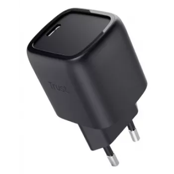Laadija Trust Maxo 30W USB-C GaN Laadija Sisekiirlaadimine Must