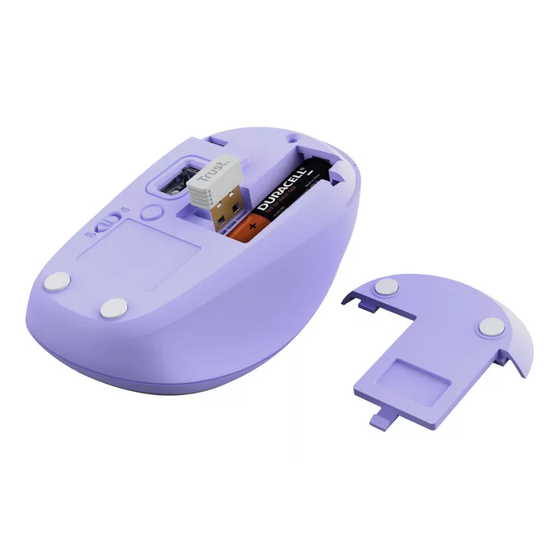 Trust Yvi+ hiir Universalne mõlemakäeline RF-juhtmevaba + Bluetooth Optiline 1600 DPI