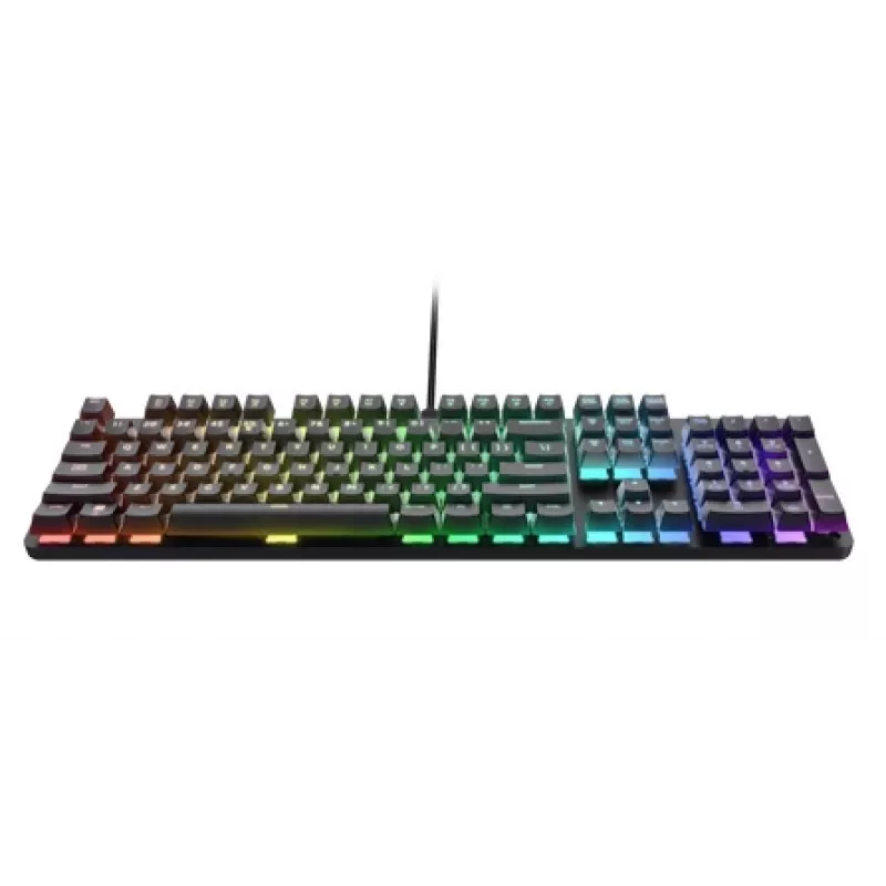 Trust GXT 871 Zora klaviatuur mängimiseks USB AZERTY Belgia must
