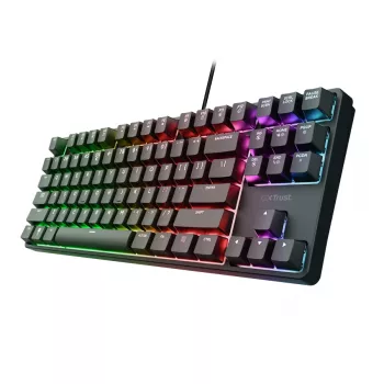 Trust GXT 864 Cada klaviatuur Mängimiseks USB QWERTY Inglise Must