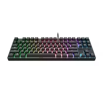 Trust GXT 864 Cada klaviatuur Mängimiseks USB QWERTY Inglise Must