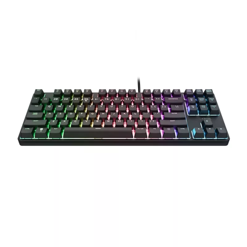 Trust GXT 864 Cada klaviatuur Mängimiseks USB QWERTY Inglise Must