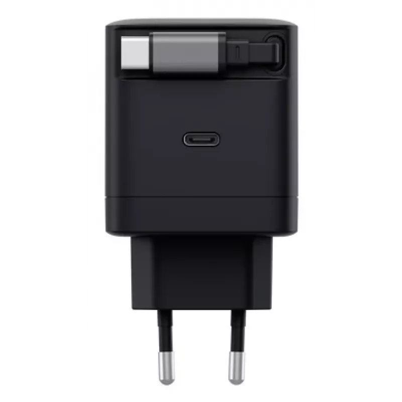 TRUSTi laadija Maxo 65W USB-C 67 cm sissetõmmatava kaabliga