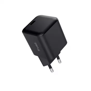 Laadija TRUST Maxo Ultra-small 65W GaN USB-C must 2 m kaabliga
