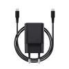 Laadija TRUST Maxo Ultra-small 65W GaN USB-C must 2 m kaabliga