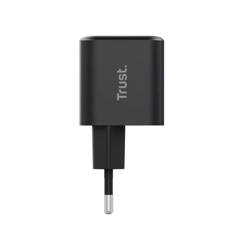 Laadija TRUST Maxo Ultra-small 65W GaN USB-C must 2 m kaabliga
