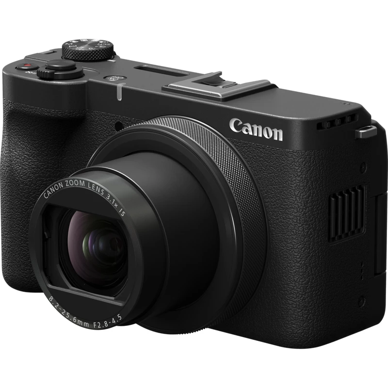 Kompaktkaamera Canon PowerShot V1 Premium Vlogger Kit — 22,3 MP, 1/4-tolline CMOS, 4K UHD, 3,1-kordne optiline suum, 3-tolline puuteekraan, must