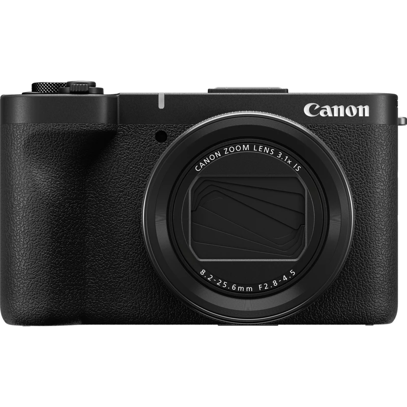 Kompaktkaamera Canon PowerShot V1 Premium Vlogger Kit — 22,3 MP, 1/4-tolline CMOS, 4K UHD, 3,1-kordne optiline suum, 3-tolline puuteekraan, must