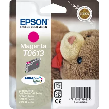 Epson Teddybear Singlepack magenta T0613 DURABrite Ultra tint