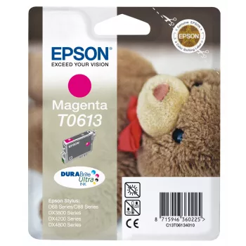Epson Teddybear Singlepack magenta T0613 DURABrite Ultra tint