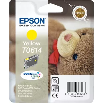 Epson Teddybear Singlepack kollane T0614 DURABrite Ultra tint, kollane, pigmenttint, 8 ml, 1 tk