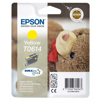 Epson Teddybear Singlepack kollane T0614 DURABrite Ultra tint, kollane, pigmenttint, 8 ml, 1 tk