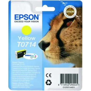 Epson Cheetah Singlepack kollane T0714 DURABrite Ultra tint