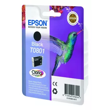 Epson Hummingbird Singlepack Must T0801 Claria Photographic Ink