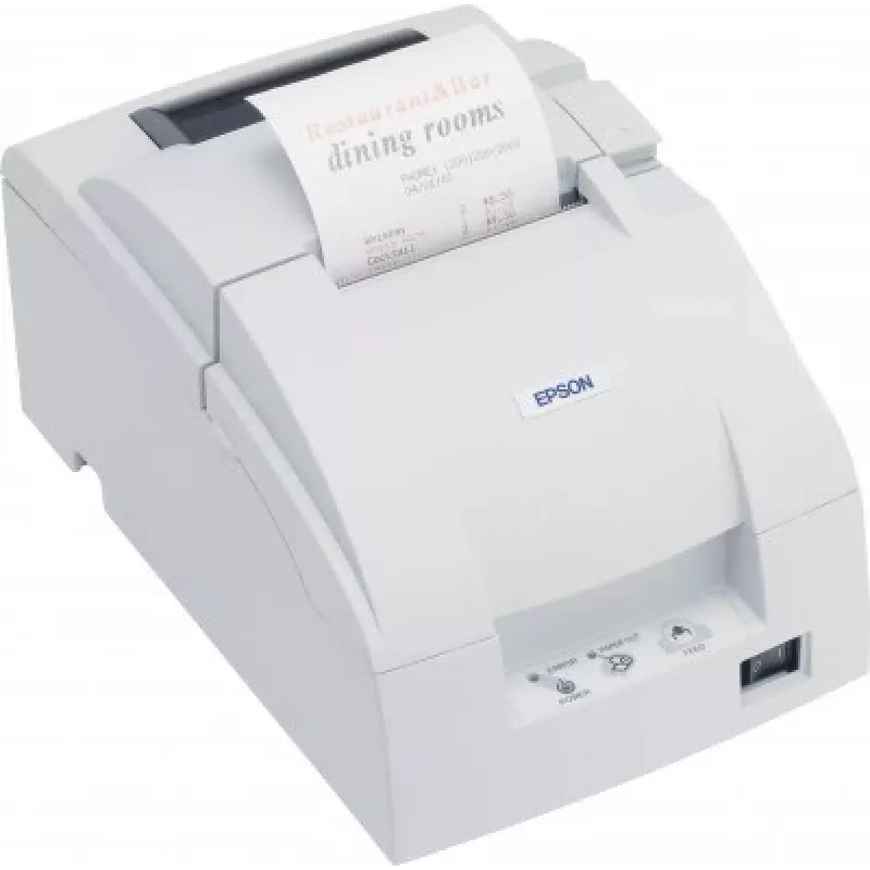 Epson TM-U220B (007A0): USB, PS, ECW, maatriksprinter, POS-printer, 4,7 lps, 1,2 x 3,1 mm, 17,8 cpi, 60–85 µm