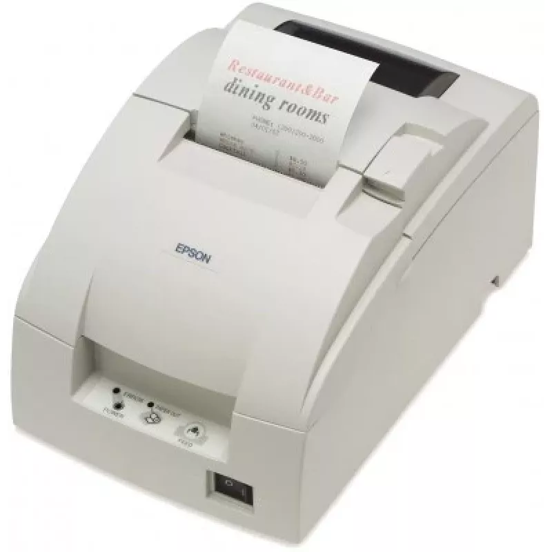 Epson TM-U220B (007A0): USB, PS, ECW, maatriksprinter, POS-printer, 4,7 lps, 1,2 x 3,1 mm, 17,8 cpi, 60–85 µm